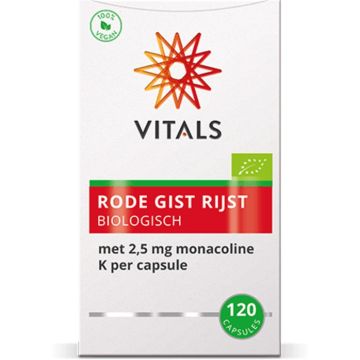 Vitals Rode Gist Rijst Bio 120 capsules biologisch