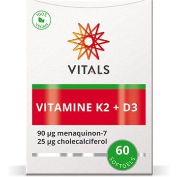 Vitals Vitamine K2 en D3 60 softgels