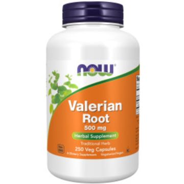 NOW Foods Valerian Root 500 mg 250 capsules