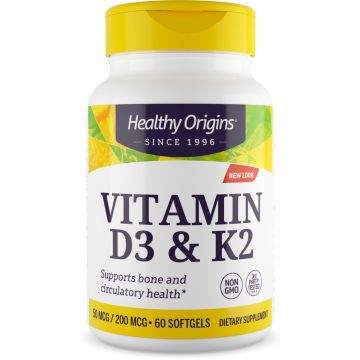 Healthy Origins Vitamine D3 & K2