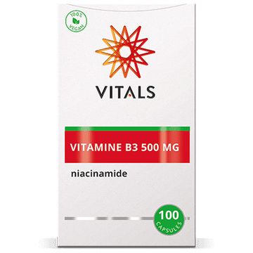 Vitals Vitamine B3 - Niacinamide 500 mg 100 capsules