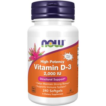 NOW Foods Vitamine D3 2000 IE 50 mcg