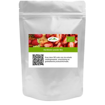 Vitanics Aardbeien poeder Bio biologisch