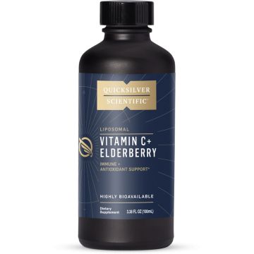 Quick Silver Liposomal Vitamin C + Elderberry 100 milliliter
