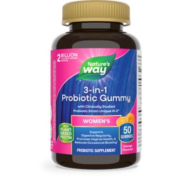 Nature's Way Women's 3-in-1 Probiotic 50 gummies