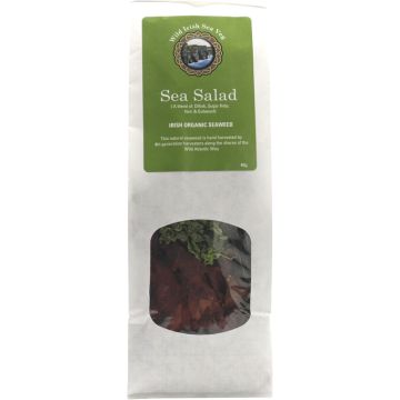 Wild Irish Seaweeds Organic Irish Sea Salad Mix 40 gram biologisch