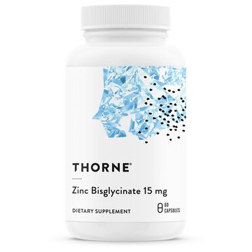 Thorne Zinc Bisglycinate 15mg NSF Certified for Sport® 60 capsules