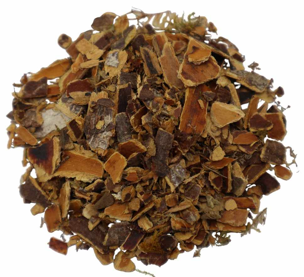 Cascara schors gesneden