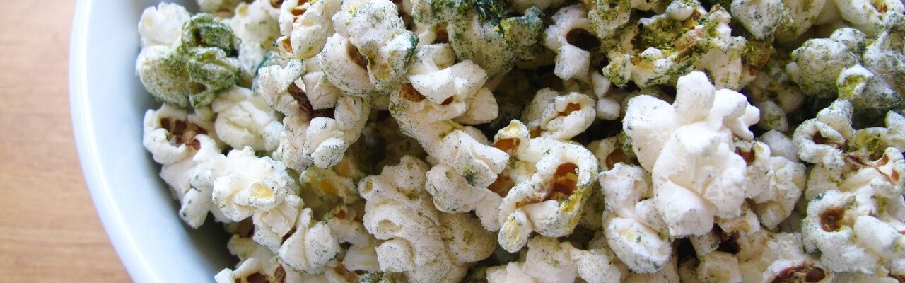 popcorn spirulina